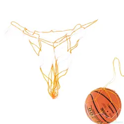 Новый Баскетбол обруч сетка обод аксессуар нейлоновый мяч Catcher желтый синий Mix Цвет полезные Прямая поставка