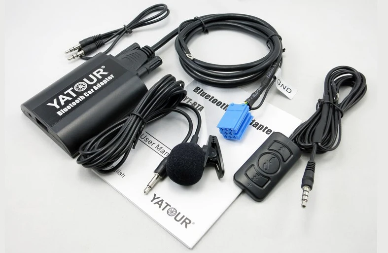 Yatour bluetooth car kit For VW AUDI Skoda Seat 8pin YT-BTA AUX IN Usb charging port Music mp3 player