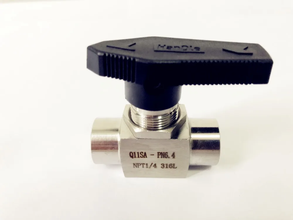1/" FNPT шаровой кран, нержавеющая сталь 304 высокого давления с внутренней резьбой соединители шаровой клапан