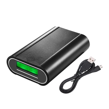 

DC5V 10W 4 Slots 18650 Rechargeable Battery Charger Dual USB Charging Port LCD Display