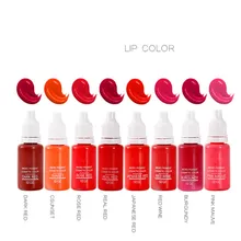 1 бутылка 1/2 oz искусство тела краски чернил для татуажа, пигмент для мануального татуажа, Перманентный макияж, легко носить брови, подводка, губы татуировки Красота инструмент