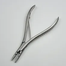 U-образные плоскогубцы для наращивания волос из нержавеющей стали, многофункциональные инструменты для наращивания волос, плоскогубцы для наращивания волос, 180 мм