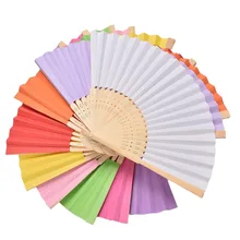 Китайский стиль бамбук и бумага персонализированные гравировка на бумаге ручной вентилятор Винтаж раза вентиляторы Свадебная вечеринка подарок