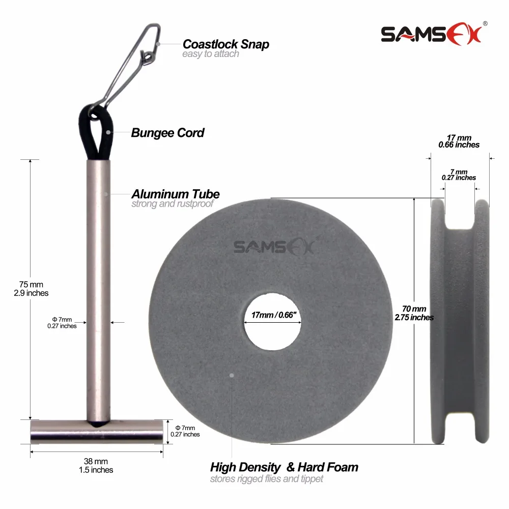 SAMSFX Tenkara линия намотки катушки доска Трассировка провода поворотный шпульки лидер Snell Rigger Хранитель Снасти Коробка инструмент Аксессуары EVA пены