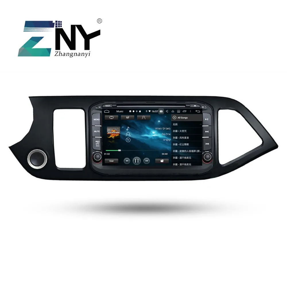 8 &quotips 1024x600 Android 9 0 автомобильный стерео gps для Kia Morning Picanto 2011 2012 2013 2014 DVD Радио FM BT