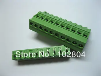 

30 Pcs Pitch 5.08A 5.08mm 10way/pin Straight-pin Screw Terminal Block Connector Pluggable Type 2EDCD-5.08A-2EDCR Green HOT Sale