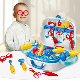 

New Kids Children Role Play Toys Set Simulation Kitchenware Suitcase Make Up Medical Appliances