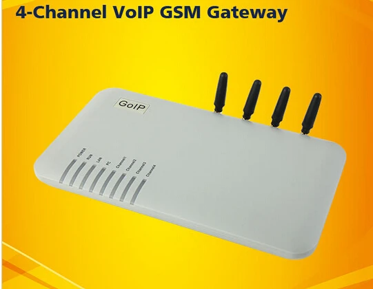 4 порта 4 sim-карты/каналы goip gsm VOIP беспроводной терминал GoIP-4