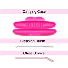 1 шт. ручная работа, безопасная для здоровья стеклянная солома, чехол для домашнего использования, Pipet Tubularis Snore, аксессуары для кухни