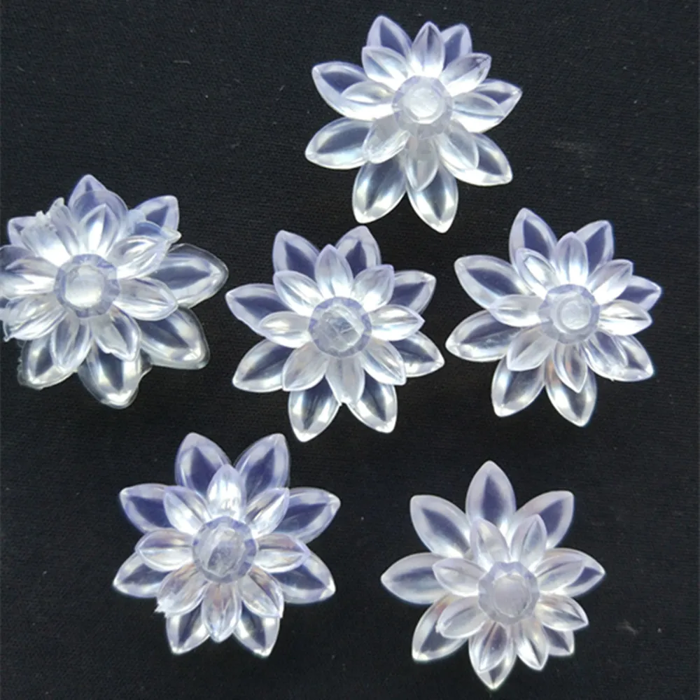 transparent lotus flowers