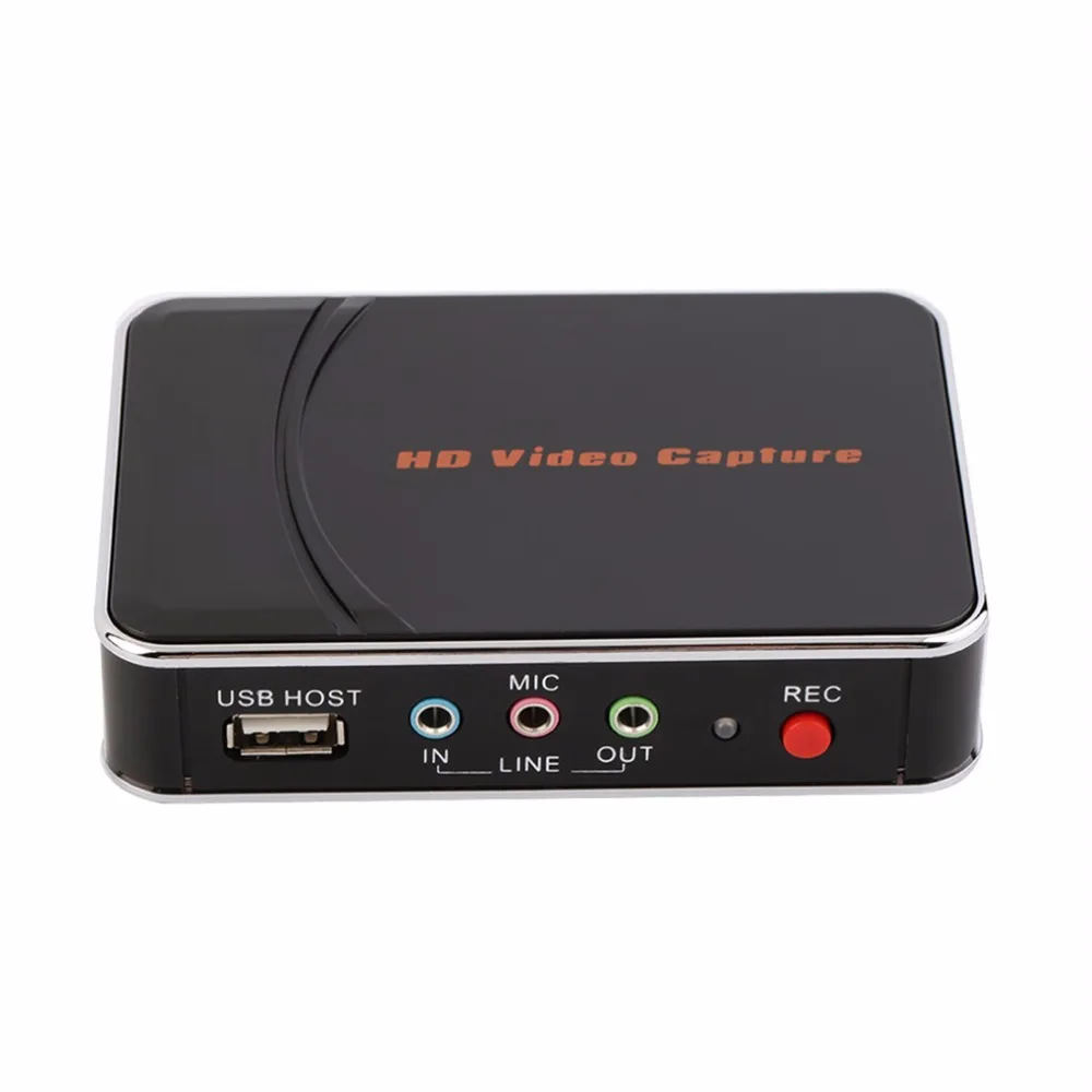 

HD Game Video Capture 1080P HDMI YPBPR Recorder US Plug for Game Lovers with One Click No PC Enquired No Any Set-up