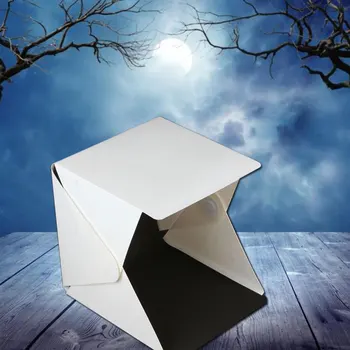 

New Portable Folding Lightbox Photography Studio Softbox LED Light Soft Box Tent Kit for Phone DSLR Camera Photo Background
