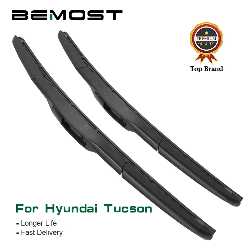 BEMOST Car Wiper Blades Natural Rubber For Hyundai Tucson MK1/MK2/MK3