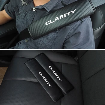 

For Honda Clarity Car Seat belt Comfort Pads Seatbelt Strap Covers Cushion Removable and Washable Seatbelt Shoulder 2Pcs