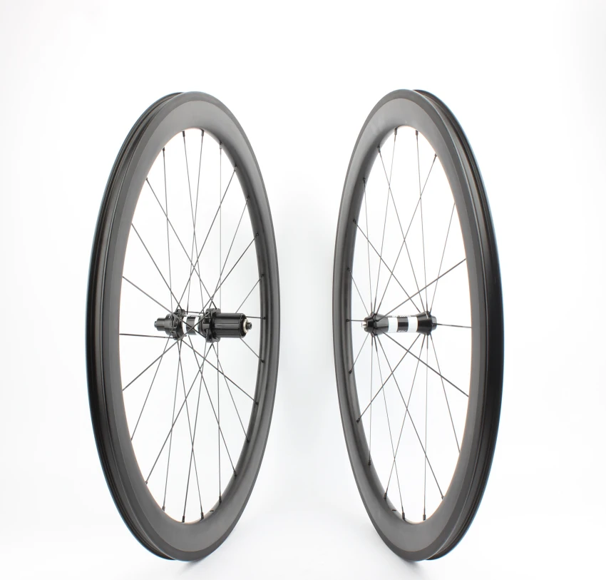 Tubeless Farsports FSC50-CM-25 DT350 hub no outer spoke hole 50 carbon wheel,road 700c bike tubeless clincher rim wheelset