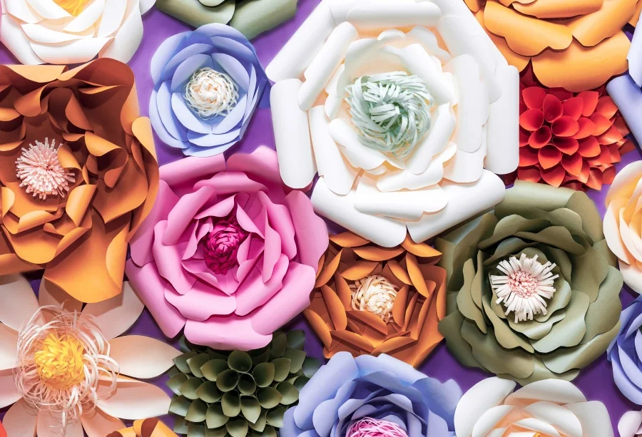 

Laeacco Blossom Flower Handmade Wedding Party Decor Baby Portrait Photographic Background Photo Backdrop Photocall Photo Studio