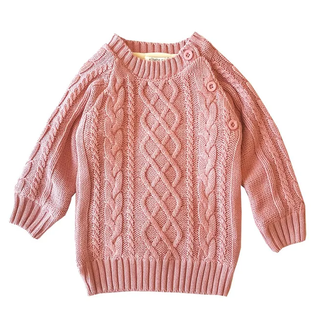 Toddler Kids Baby Girls Boys Long Sleeve Knitted Tops