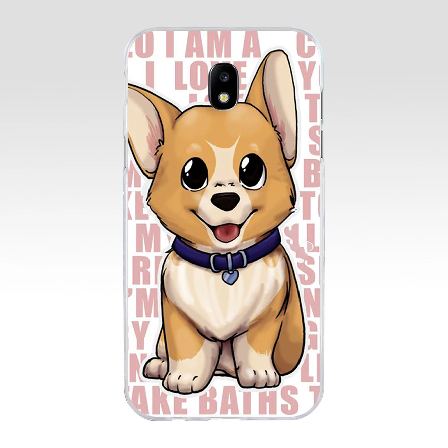 261WE The cartoon dog Мягкий Силиконовый ТПУ чехол для телефона Samsung j3 j5 j7 2015 2016 2017 j330 j2 j4 prime