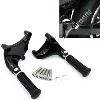 

Motorcycle Rear Foot Pegs Pedal Mount Passenger Footrest with Mounting Kit For Harley Sportster XL 883 1200 2014 2015 2016