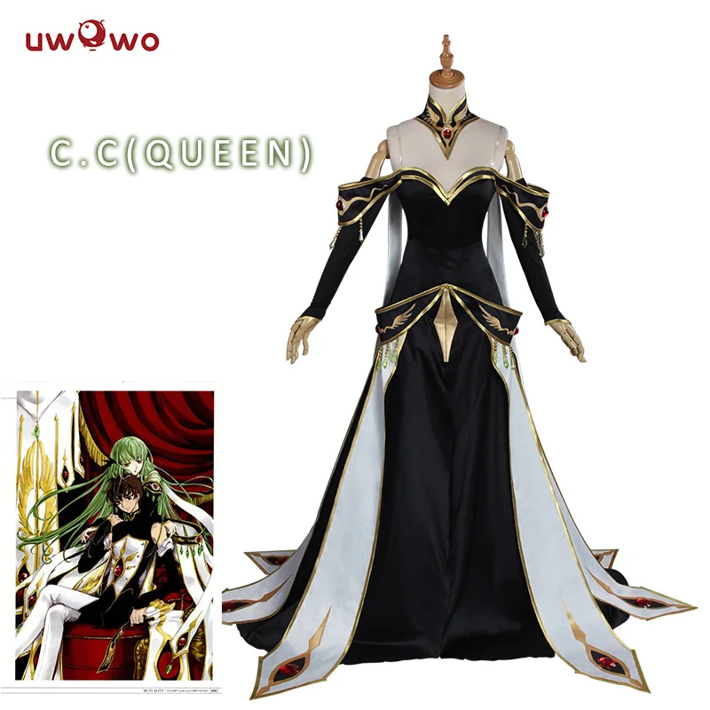 UWOWO код GEASS Cosplay Lelouch of the Rebellion C.C. Empress Ver. Костюм аниме косплей | Тематическая одежда