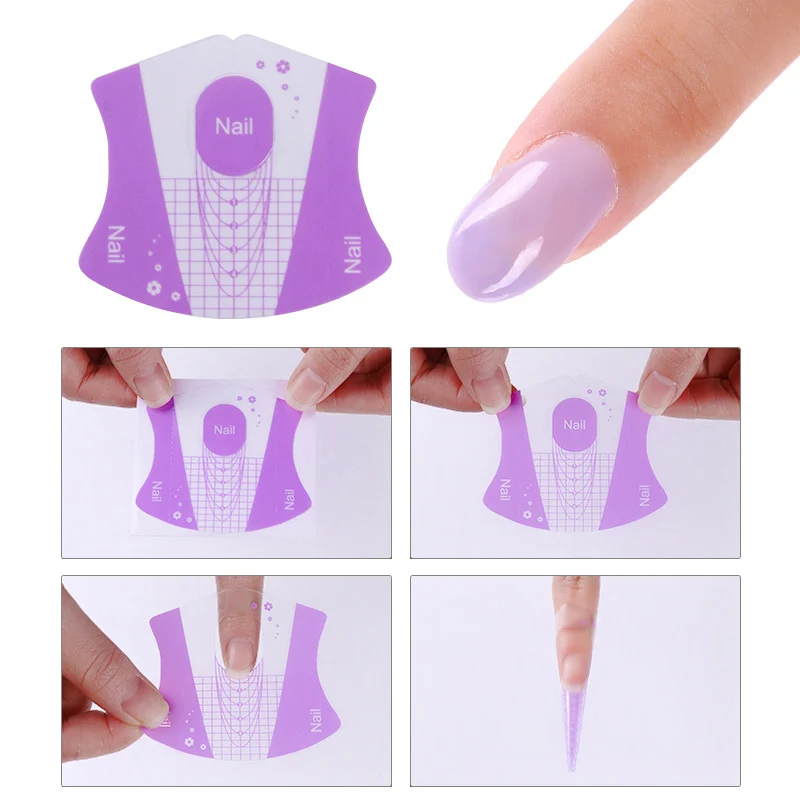 3 конфетных цвета ногтей набор клей гвоздь для строительный УФ-гель ногтей Советы Расширение Маникюр дизайн ногтей инструмент