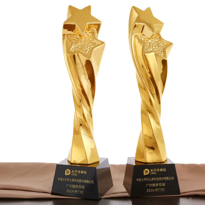 Hot sale!2018 NEW Create brilliant high grade metal resin trophy