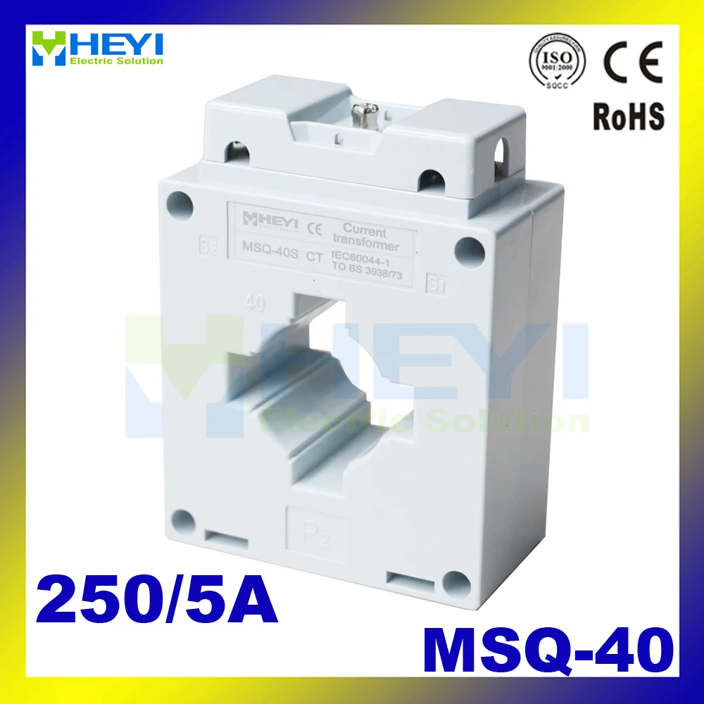 

HEYI toroidal current transformer MSQ-40 250/5A MSQ low volt current transformers Class 0.5