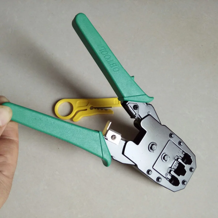 Multi Tool RJ45 RJ11 CAT5 Wire Cable Crimper Crimp PC Network Hand Tools Herramientas OB 315