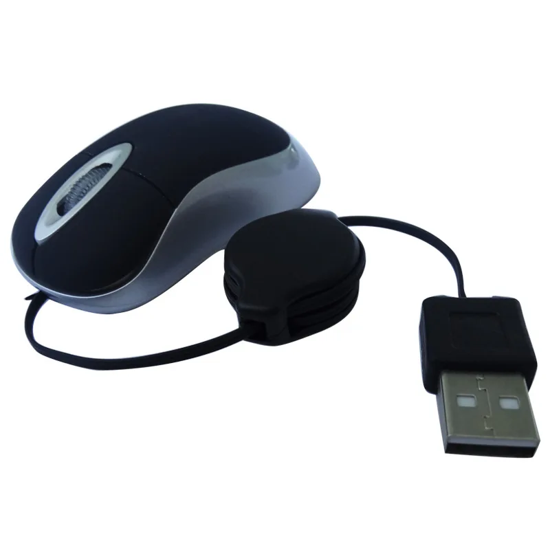 

MINI Stretch Line Mouse Portable Mouse Creative Notebook Computer Mouse Notebook Computer Accessories