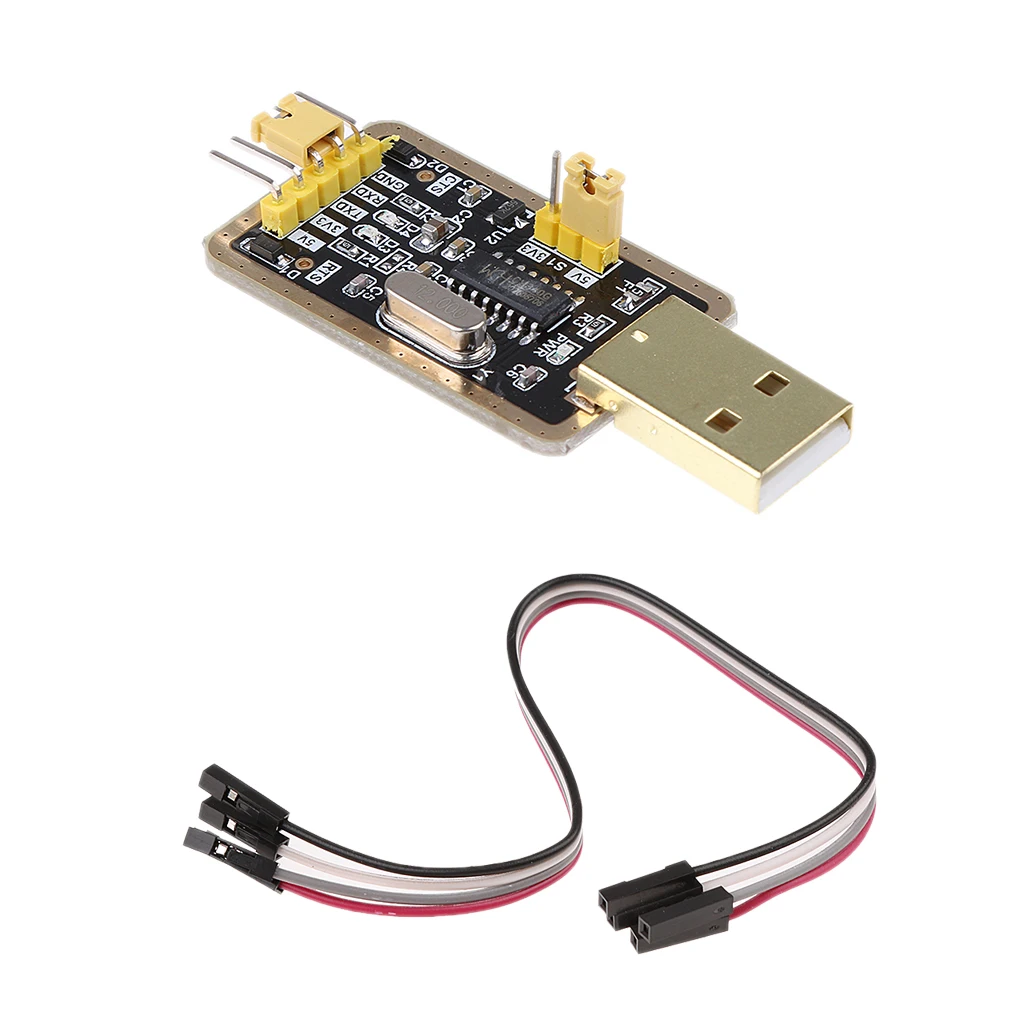 3.3V 5V USB to TTL Converter CH340G UART Serial Adapter Module Golden