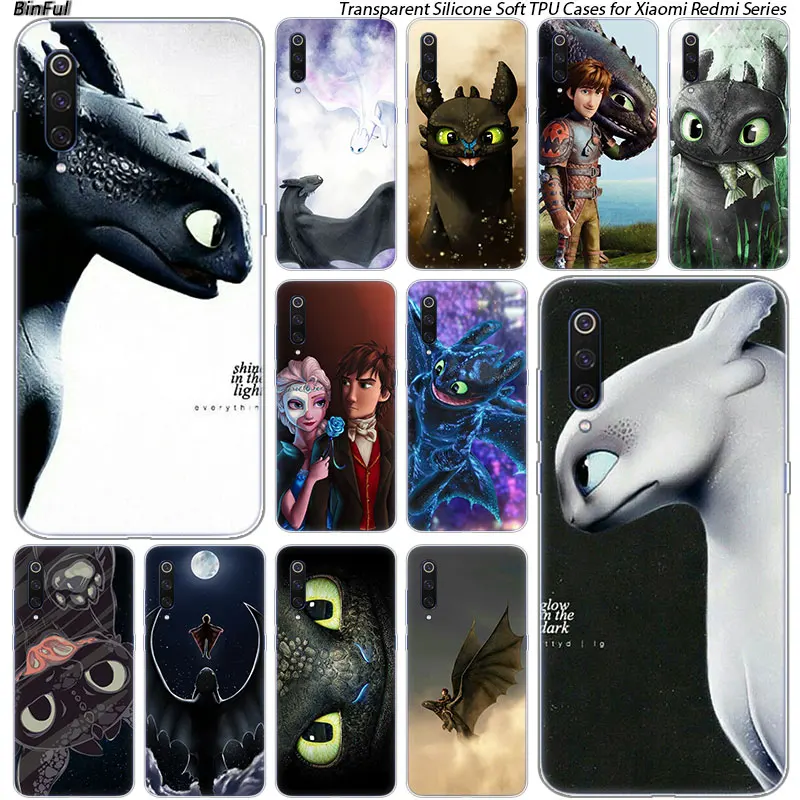 

How to train your dragon style Case For Xiaomi Pocophone F1 9T 9 9SE 8 A2 Lite A1 A2 Mix3 Redmi K20 7A Note 4 4X 5 6 7 Pro S2