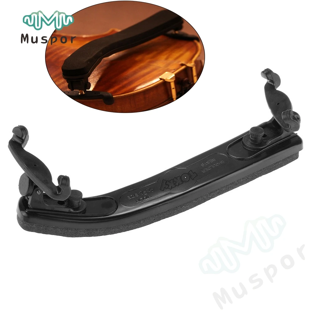 

Rubber Shoulder Rest Pad Support Holder for 1/10 1/8 1/4 1/2 3/4 4/4 Violin Professional Black