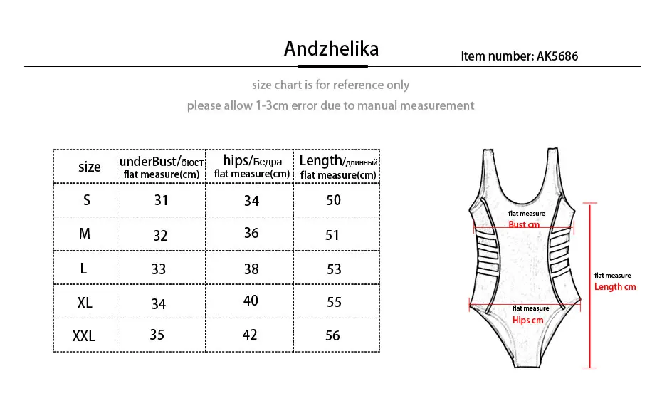 Andzhelika Новые Цельный Купальник Женщин сетка Купальный костюм из сетка материалов-компаньонов Боди