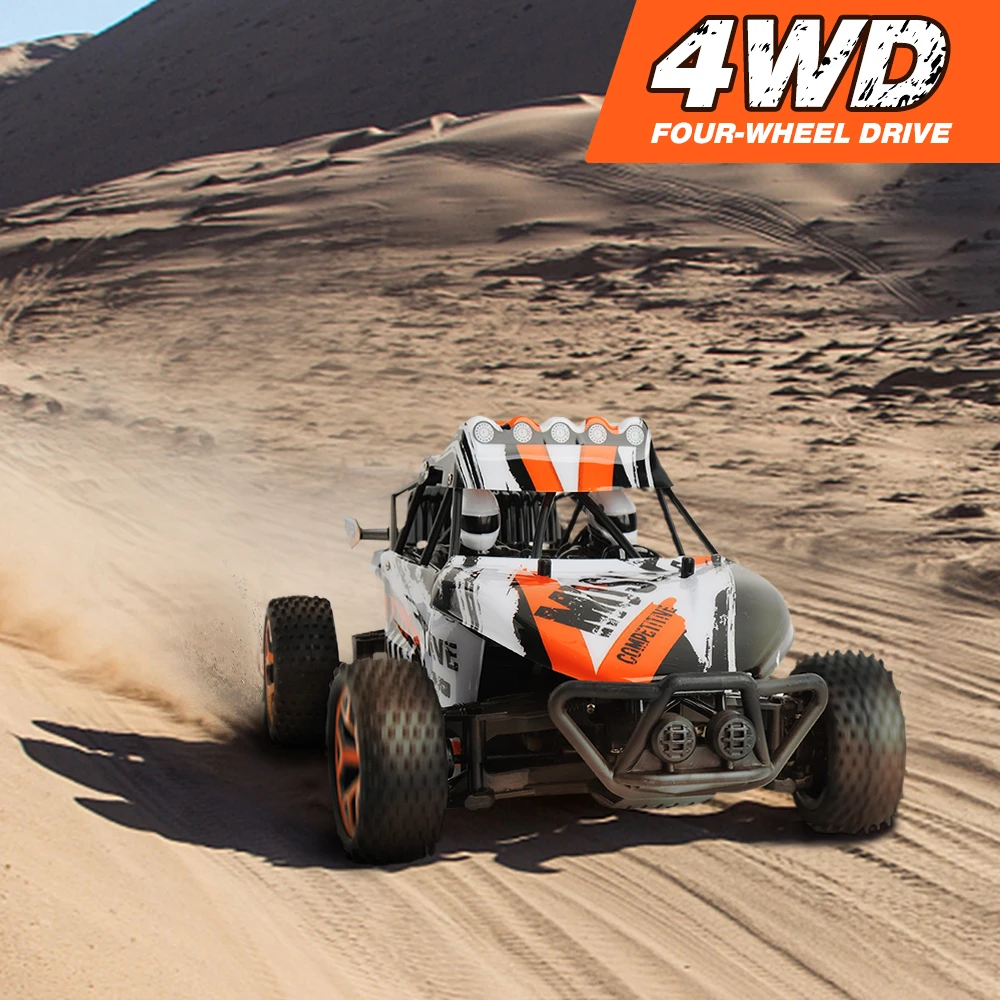 GizmoVine RC автомобиля 1/18 хобби 2 4 г 4CH 4WD рок сканеры Double моторы Багги дистанционного