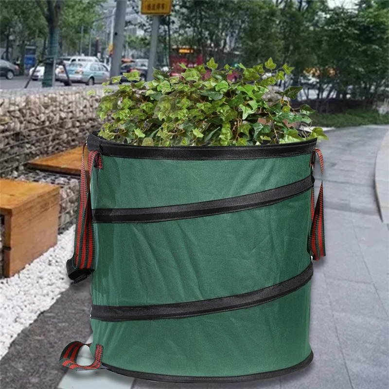 

Foldable Pop-Up Garden Leaves Bag Garden Leaves Bag Garden Plants And Flowers Garbage Bag Garden Bucket.