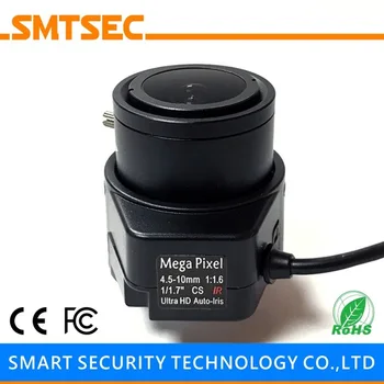

Auto Iris CCTV Lens CS Mount 12MP 4K Ultra HD MegaPixels1/1.7" 4.5-10mm Manual Zoom For Security 4K Camera (SL-HD4510AKP)