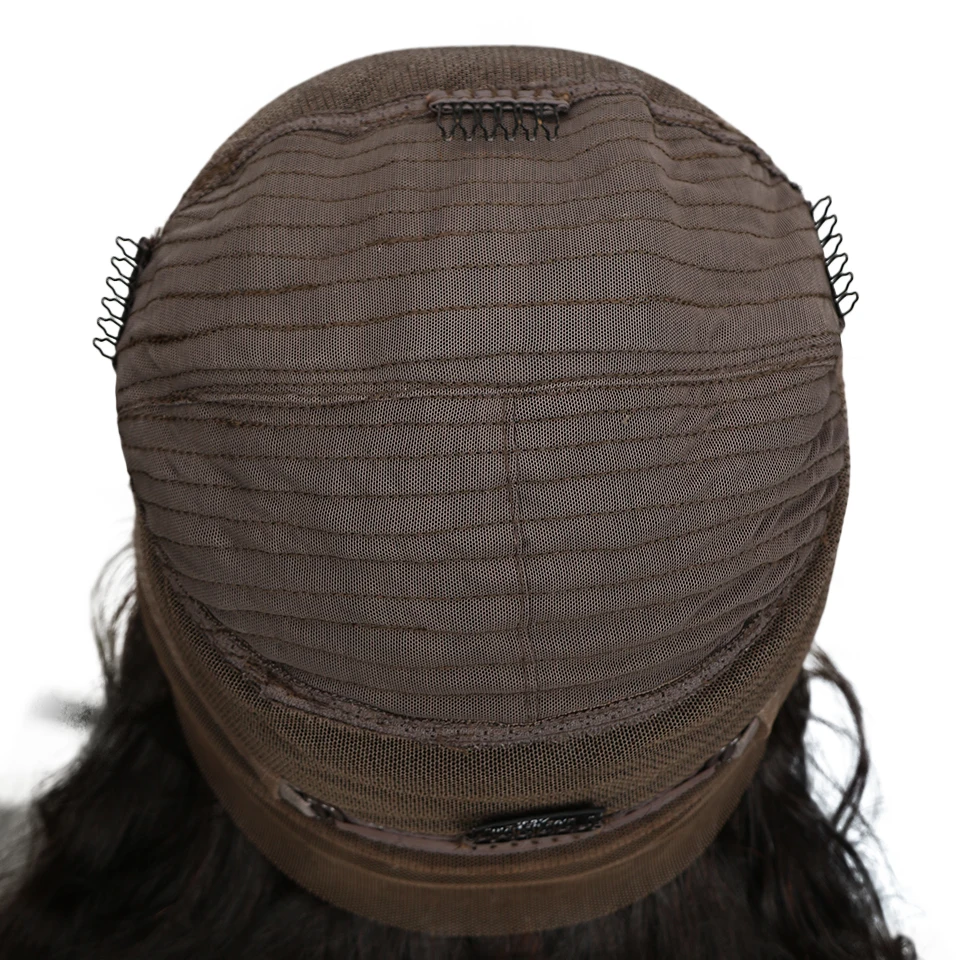 Sleek 360 Синтетические волосы на кружеве al парики для женский, черный предварительно сорвал с ребенком волос бразильского тело волна