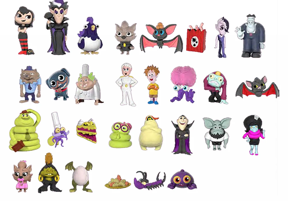 

36 Styles 1Piece random send Hotel Transylvania 3 end Lucky Action Figure Set Model Toy Brinquedos Figurals Figure Toys
