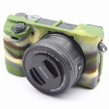 Мягкий силиконовый чехол для камеры защитный чехол для sony Alpha A6000 16-50 мм чехол для объектива камеры