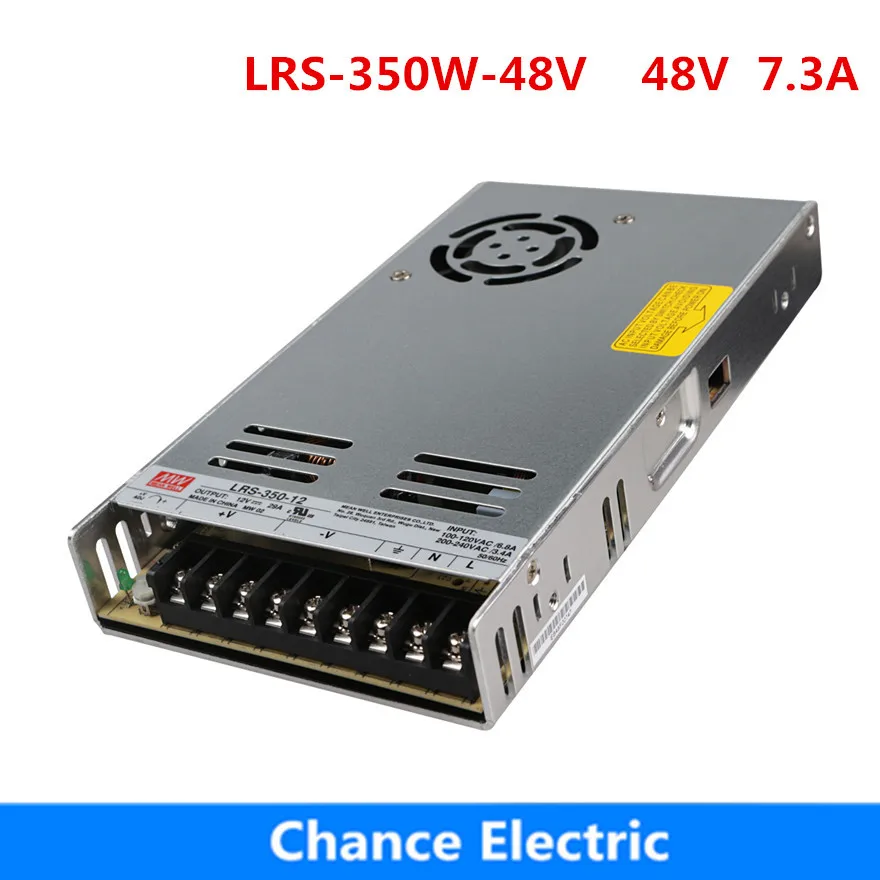 Meanwell LRS-350-48 48V 7.3A Switching Power Supply New