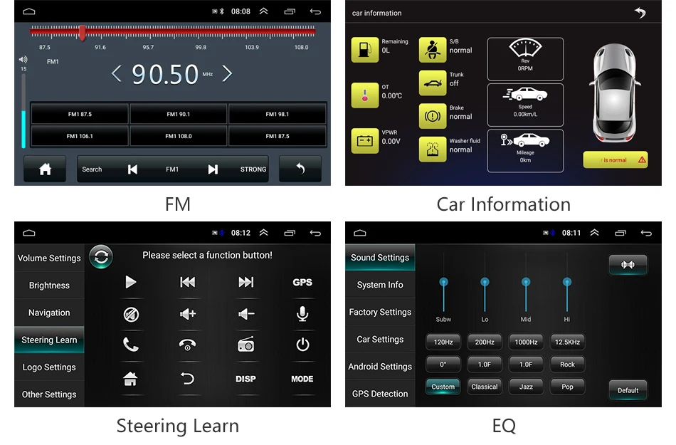 10 дюймов 2din Автомагнитола Android 8,1 универсальный gps wifi сенсорный экран автомобильный аудио стерео FM Автомобильный мультимедийный MP5 плеер зеркало-ссылка