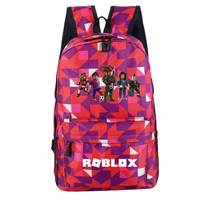 

46*32*16cm Roblox Backpack Action Figure Toy Kids Gift Student Book Bag Casual Oxford Rucksack Boy Girls Men Notebook Bag