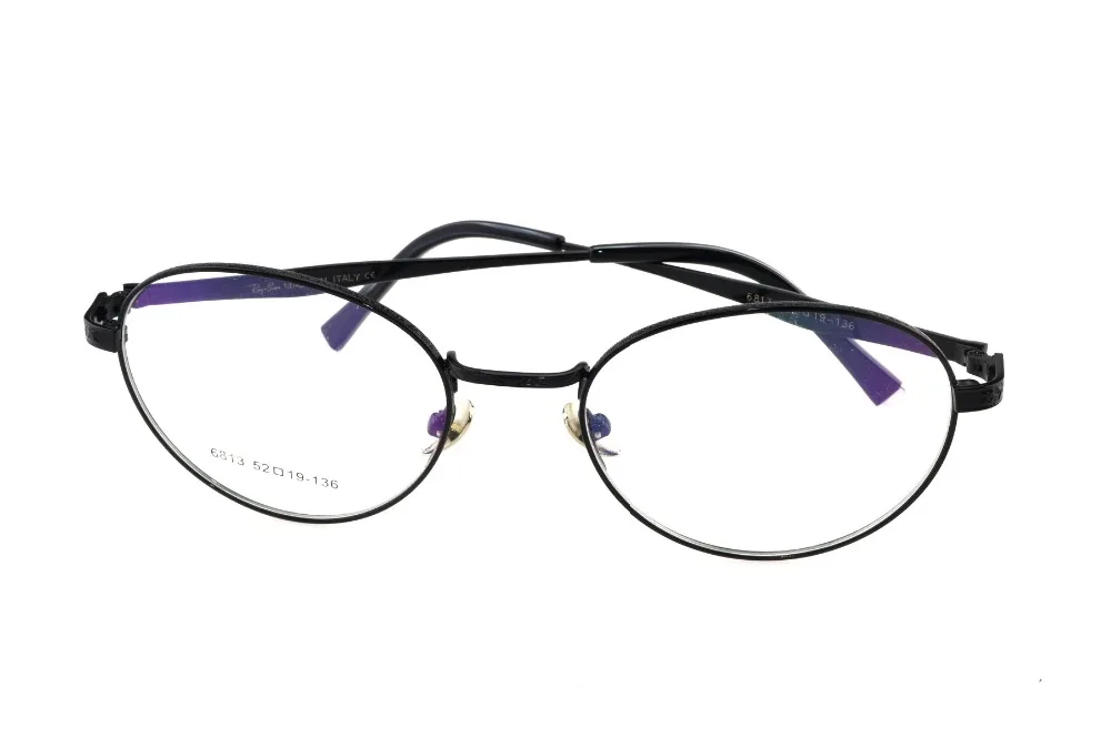 Очки Gafas в круглой оправе из сплава стиле ретро оптические очки по рецепту на