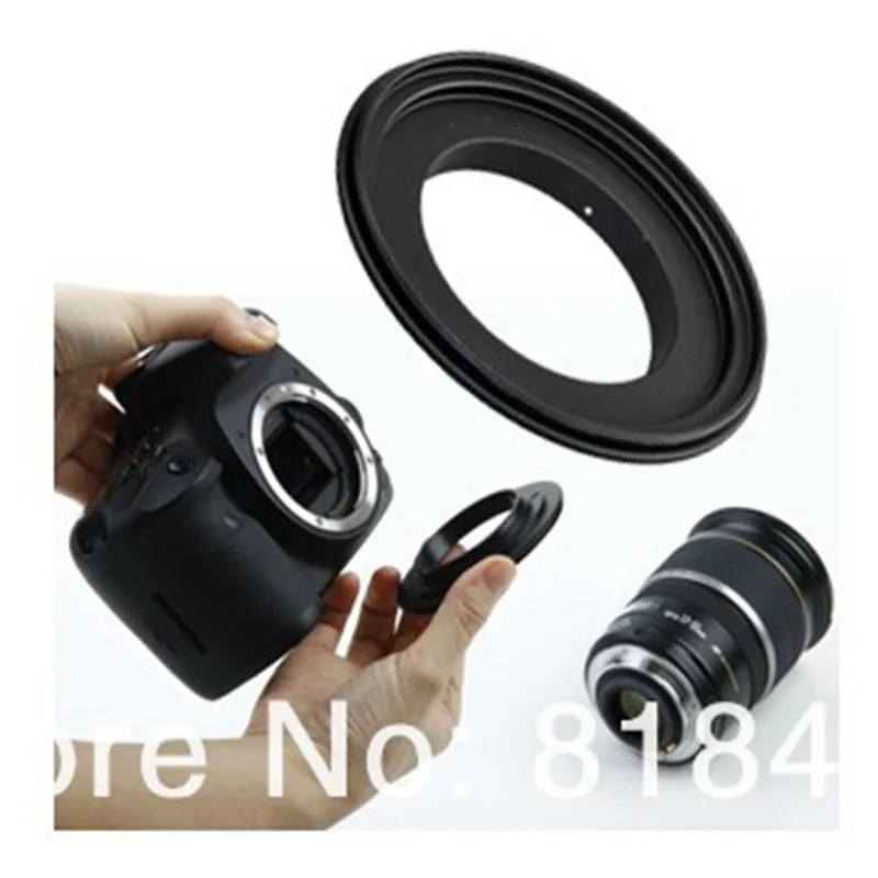 10 шт. для eos-52mm 52 мм Макро Обратного объектива переходное кольцо CANON EOS EF крепление