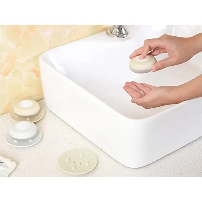 

Portable Press-type Emulsion Bottle Hand Soap Washing Liquid Dispenser Round Silicone+ABS Soap Liquid Dispenser Mini