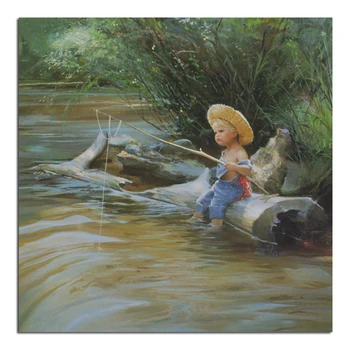 

Child Fish 40x40cm New 100% Full Area Highlight Diamond Needlework Diy Diamond Painting Kit 3D Diamond Cross Stitch Embroidery
