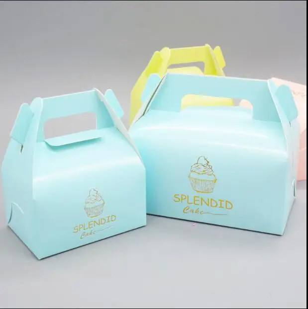 5 colors cake dessert