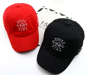 

Children's hip hop baseball cap 2019 spring new letter baby hat tide Pure color outdoor sunshade hat newborn photography props