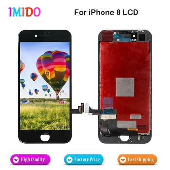 

100Pcs Made in China LCD For iPhone 8 LCD Display Touch Screen Digitizer Complete Assembly Digitizer Replacement No dead pixel