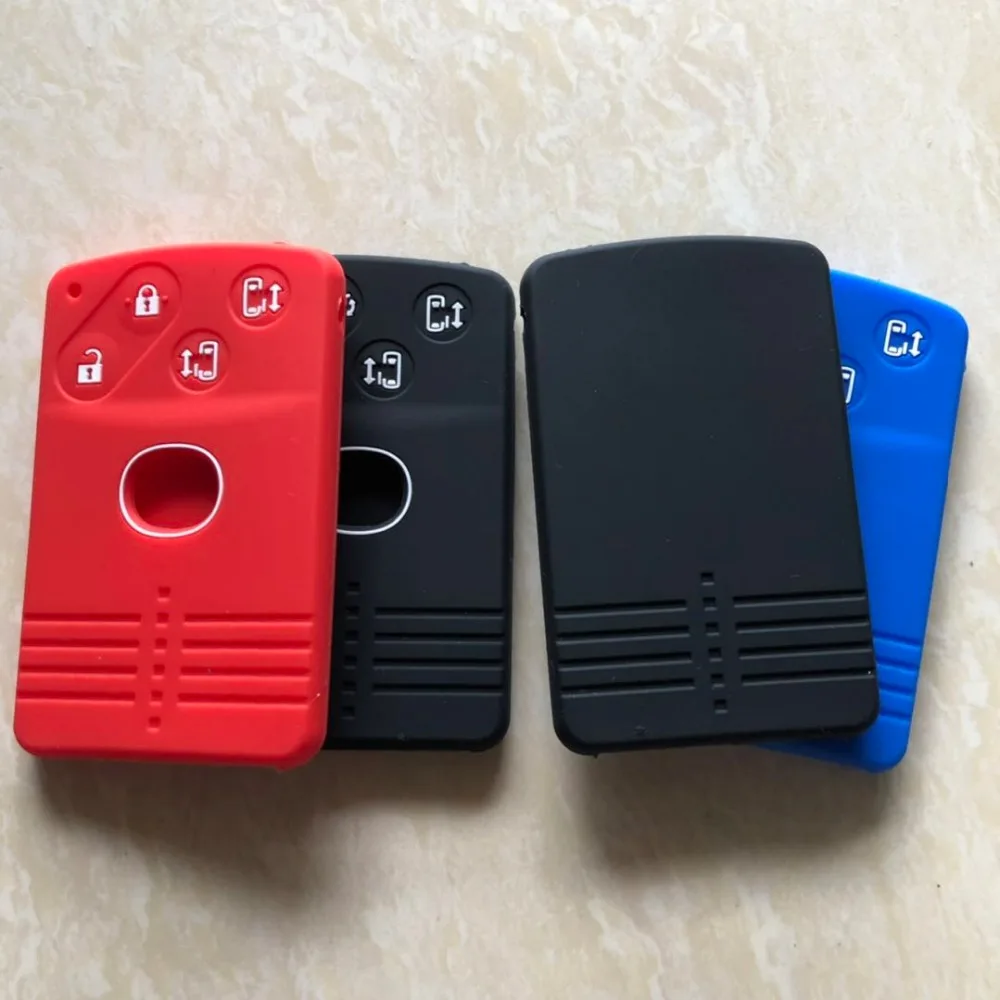 

FOB Key Cover Silicone Replacement For Mazda 5 6 8 M8 MPV CX7 CX9 RX8 Miata MX5 Key Protector 4 Buttons Smart Card Key
